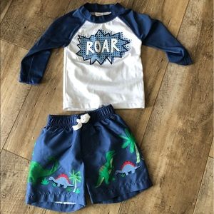 Baby Boys Swim Set 12-18mos. EUC